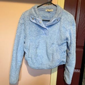 Fluffy blue sweater, small in women’s